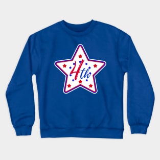 4th of July Stars Crewneck Sweatshirt